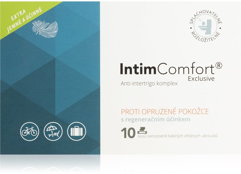 Intim Comfort Anti-intertrigo complex extrem feine, angefeuchtete Feuchttücher gegen Wundsein 10 St.