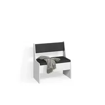 livinity® Esszimmer-Eckbank, Weiß, 41.5 x 76.6 cm