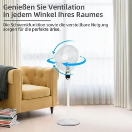 Be Cool BC40STMOSQ 40 cm Standventilator Weiß