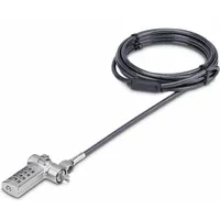 Startech StarTech.com 25-Pack Universal Laptopschloss 2m, Serialisiertes Sicherheitsschloss, Noble