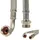 tecuro - Sanitär Verbindungsschlauch 90° Bogen 3/8 Überwurfmutter X 3/8 Ag X 300 Mm - Ktw-a Dvgw