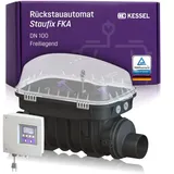 Kessel Rückstauautomat Staufix FKA DN 100 Schwarz/Transparent