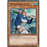 MP18-DE130 - Muskelsanitäter - Common - DE - im Set mit Ultrapro Toploader - Yugioh