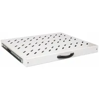 Equip Ausziehbarer Fachboden 19', 1HE, 600mm, Grau,