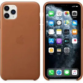 Apple iPhone 11 Pro Max Leder Case sattelbraun