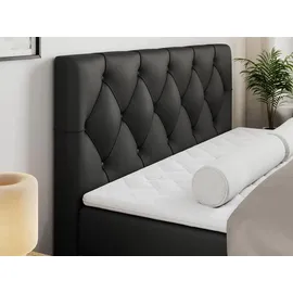 MKS Boxspringbett 160 x 200 cm H3 Schwarz