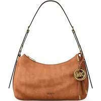 Michael Kors Nolita Medium Schultertasche Baumwolle/Leder Braun