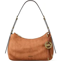 Michael Kors Nolita Medium Schultertasche Baumwolle/Leder Braun
