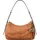 Michael Kors Nolita Medium Schultertasche Baumwolle/Leder Braun
