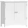 VASAGLE Waschbeckenunterschrank 2 Türen 60,0 x 60,0 x 30,0 cm Weiß