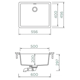 Schock Greenwich N-100L Unterbau Magma + Excenterbetätigung