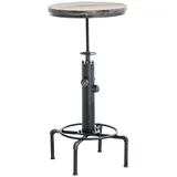 CLP Stehtisch Lumos 60 x 60 cm Antik Silber