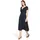 Vera Mont Cocktailkleid Glitzer-Look Dunkelblau/Grau 44