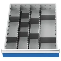 Bedrunka+Hirth Schubladeneinteilung R 18-24 mit Metalleinteilung für Front 150 mm
