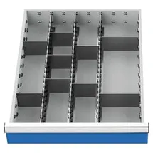 Bedrunka+Hirth Schubladeneinteilung R 18-24 mit Metalleinteilung für Front 150 mm