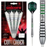 Unicorn Information System Unicorn Contender Darts, Grün/Silber, 23 g