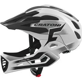 CRATONI C-Maniac Pro White/Black Matt S/M Fahrradhelm - Schwarz