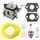 xisrens Carburateur Avec Joint Tuyau D'Essence Bougie D'Allumage Pour Husqvarna 122c 122ldx 122lk Coupe-bordure Remplace 581734301 574386701