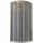 Forte Flex Halbrund-Duschkabine mit Faltduschtür rechts 90 x 70 cm 185 cm Weiß
