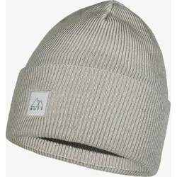 Buff Crossknit Beanie sold light grey (933) One Size
