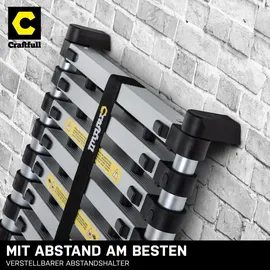 Craftfull Teleskopleiter 2.6 m 9 Sprossen inkl. Tragetasche