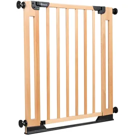 hauck Treppenschutzgitter Clear Step Easyclose Eco 75-80 cm Beige