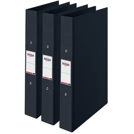 Rexel Choices DIN A4 25 mm Schwarz 3 St.