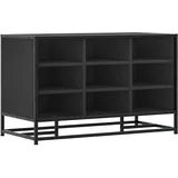 vidaXL Schuhbank 84 x 40 x 53,5 cm schwarz / schwarz