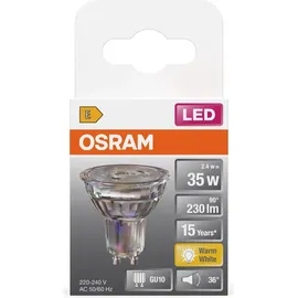 Osram LED-Reflektorlampe 4099854458484 2,4 W GU10 warmweiß 1 St.