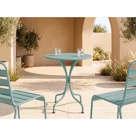 vente-unique Gartentisch Ø 60 x 70 cm Salbeigrün