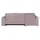 OTTO home Ecksofa OTTO HOME "BEATRICE optionale Schlafsofa mit Bettkasten, B/T/H: 265/170/86 cm", lila, B:265cm H:86cm T:170cm, 100% Polyester, Sofas, Ecksofa, L-Form, wahlweise auch mit Bettfunktion und Bettkasten