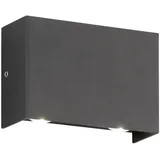 Fischer & Honsel Außenleuchte schwarz 8,7 cm x 4,7 cm x 11,8 cm inkl. LED-Modul