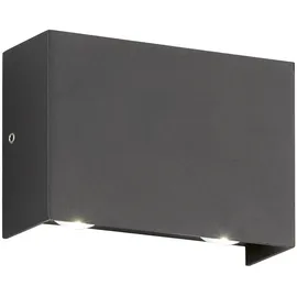 Fischer & Honsel Außenleuchte schwarz 8,7 cm x 4,7 cm x 11,8 cm inkl. LED-Modul