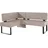 Kunstleder langer Schenkel rechts beige