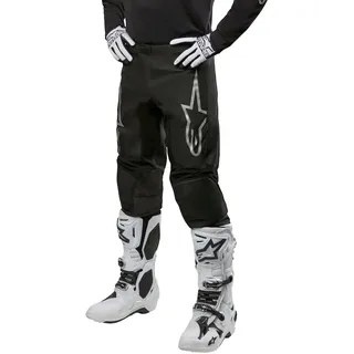 Alpinestars Fluid Graphite Offroad-hosen - Black / Silver - 36