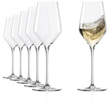 Stölzle Lausitz Q1 Weißweinkelch Weißweinglas mundgeblasen 6 Stück 350 ml