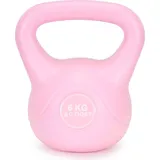 ACTIGET Kettlebell zum Training, 6 kg Hantel, ABS-Trainings-Kettlebell, rosa Kugel - Rosa