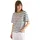 Cecil Kurzarm Shirt mit Rundhals und Streifen - S