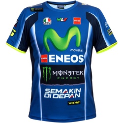 VR46 Racing Apparel Sponsor Replica, t-shirt - Bleu - S