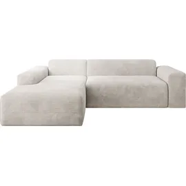 Juskys Sofa in L-Form Vals links Beige