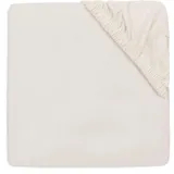jollein Spannbettlaken Jersey-Baumwolle 70 x 140 - 75 x 150 cm beige