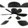 GLOBO Delores 51 cm Deckenventilator Schwarz