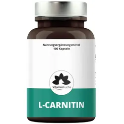 L-Carnitin - 100 Tabletten Untersützung bei der Fettverbrennung von VitaminFuchs Kapseln St