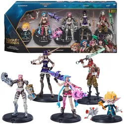 Spin Master League of Legends 10cm Actionfiguren 5er Pack (Vi, Caitlyn, Ekko, He