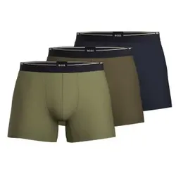 BOSS 3P Bamboo Boxer Brief Multi-colour-2 Viskose Small Herren