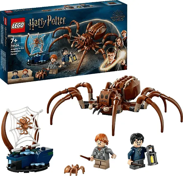 LEGO Harry PotterTM 76434 Aragog im Verbotenen WaldTM Bausatz, Mehrfarbig
