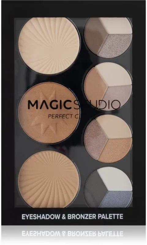 Magic studio Eyeshadow & Bronzer Palette Lidschatten & Kontourpalette 23 g
