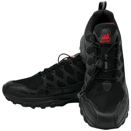 Fusskleidung Fusskleidung® Damen Herren Wanderschuhe Trail Running Trekkingschuhe Schwarz EU 46 - 46 EU