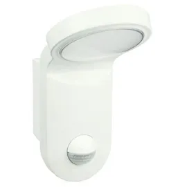 ESYLUX Außenleuchte Aluminium 20,5 cm inkl. Bewegungsmelder weiß