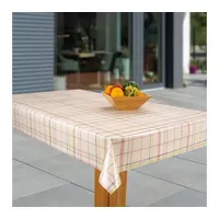 Laro Wachstuch-Tischdecke Abwaschbar Garten-Tischdecke Wachstischdecke PVC Plastik-Tischdecken Eckig Meterware